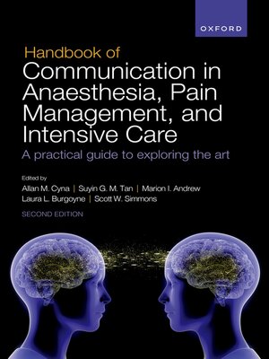 cover image of Handbook of Communication in Anaesthesia, Pain Management, and Intensive Care